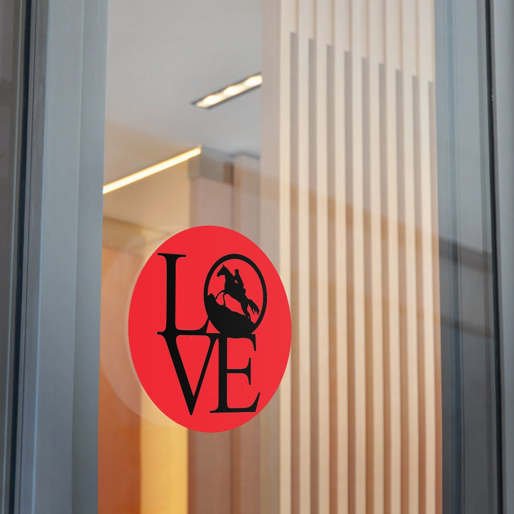 LOVE Endurance Round Vinyl Stickers