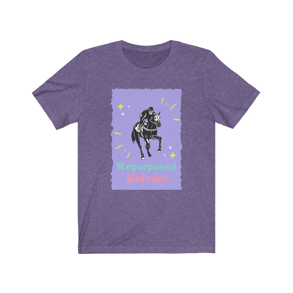 Repurposed Unicorn Thoroughbred OTTB - Unisex Jersey Short Sleeve Tee