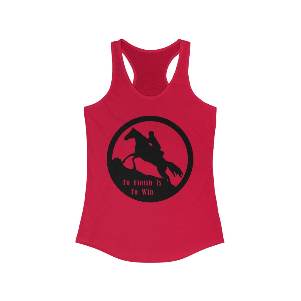 Finish To Win It Endurance Women's Ideal Racerback Tank