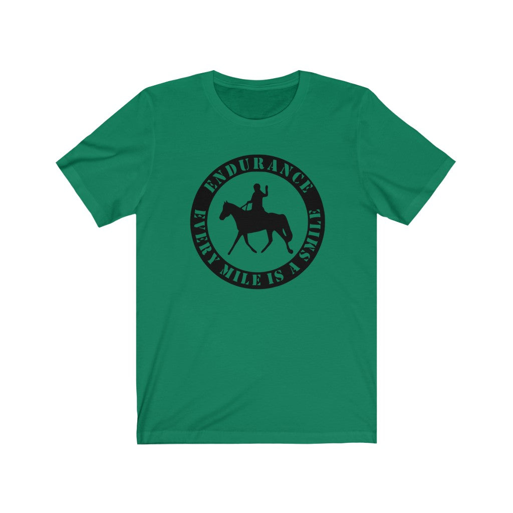 Endurance Every Mile is a Smile - Unisex Jersey Short Sleeve Tee