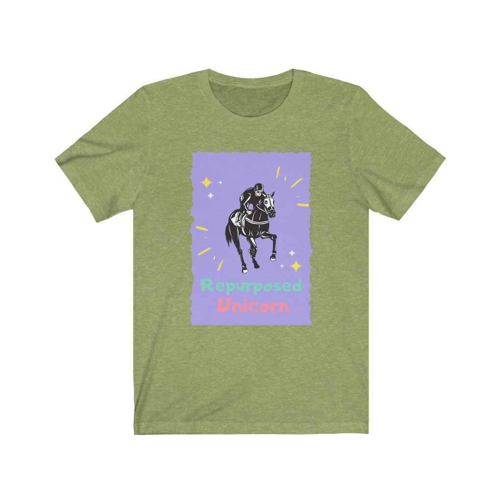 Repurposed Unicorn Thoroughbred OTTB - Unisex Jersey Short Sleeve Tee