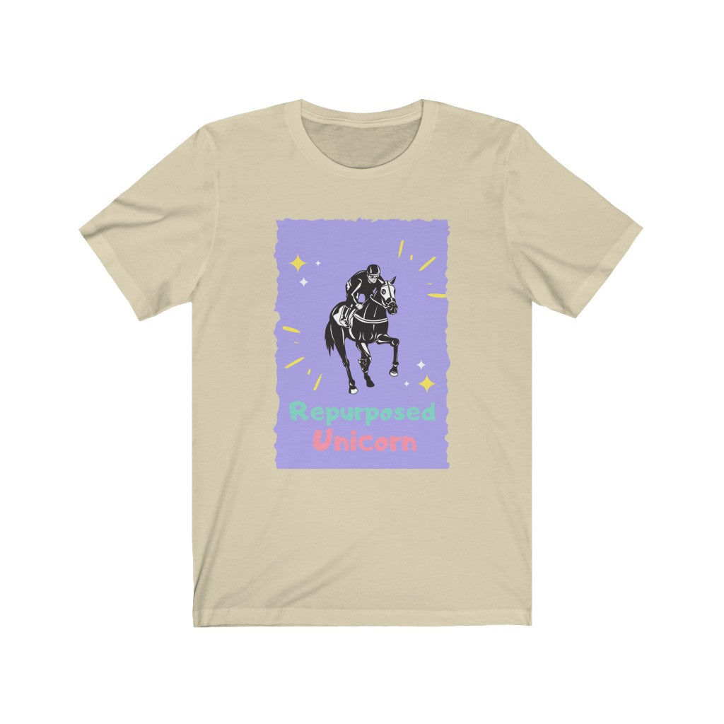 Repurposed Unicorn Thoroughbred OTTB - Unisex Jersey Short Sleeve Tee