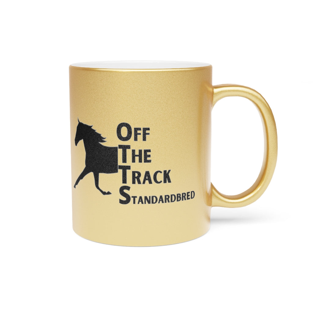 OTTS. Off The Track Standardbred Metallic Mug
