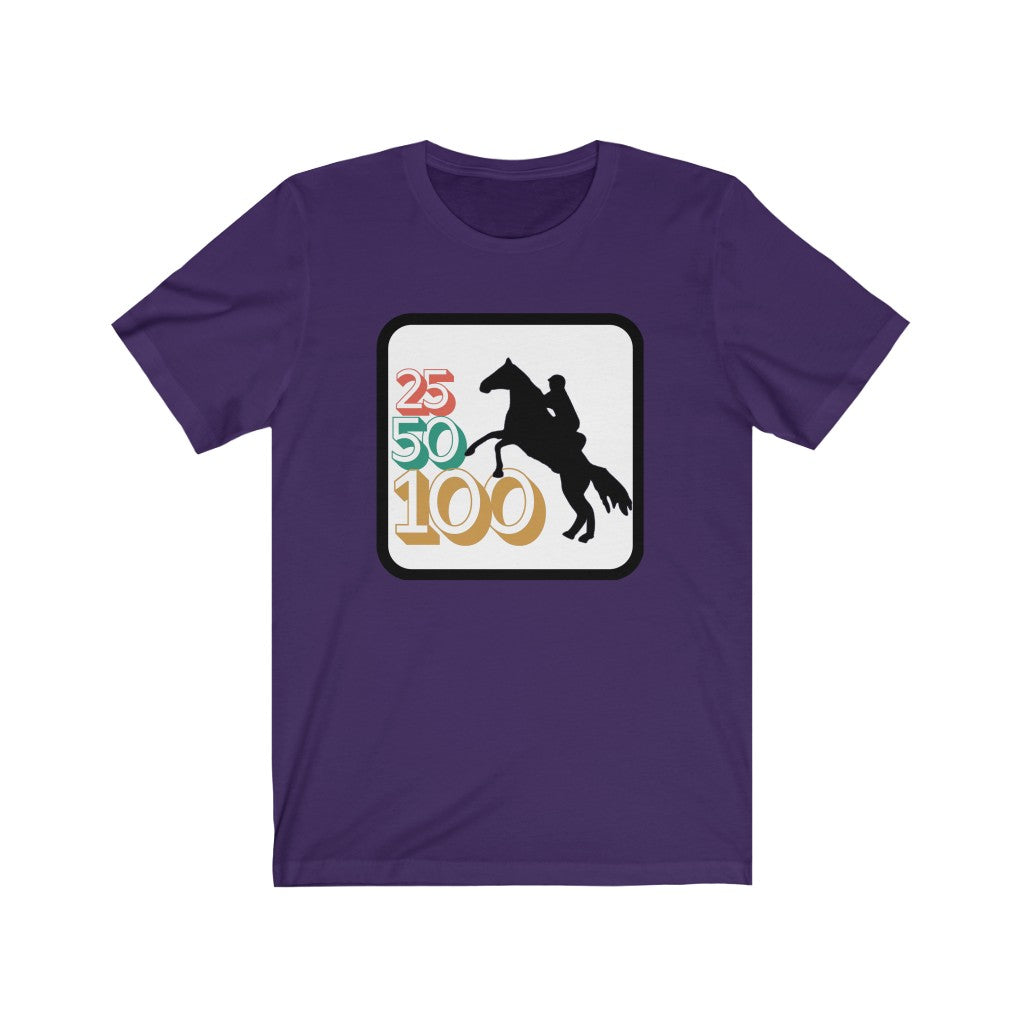 25-50-100 Endurance Horse Unisex Jersey Short Sleeve Tee