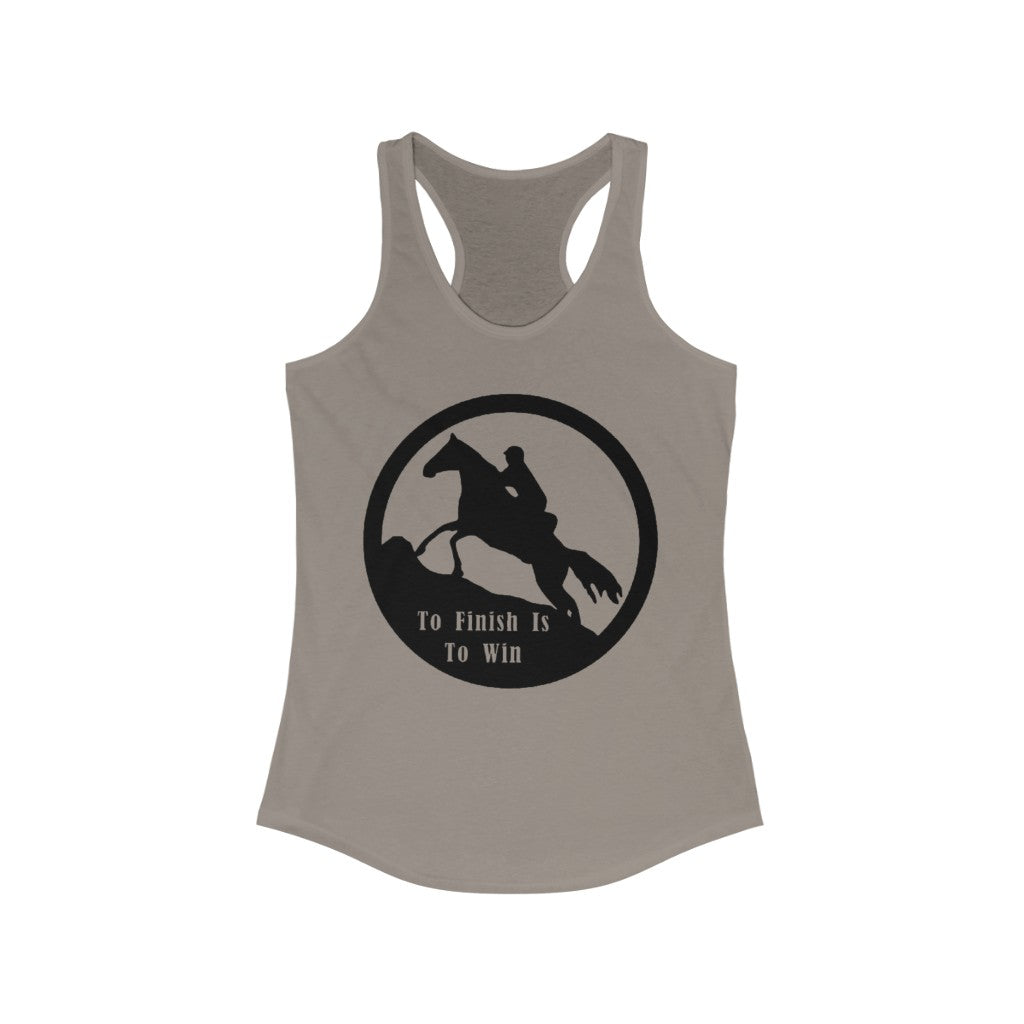 Finish To Win It Endurance Women's Ideal Racerback Tank