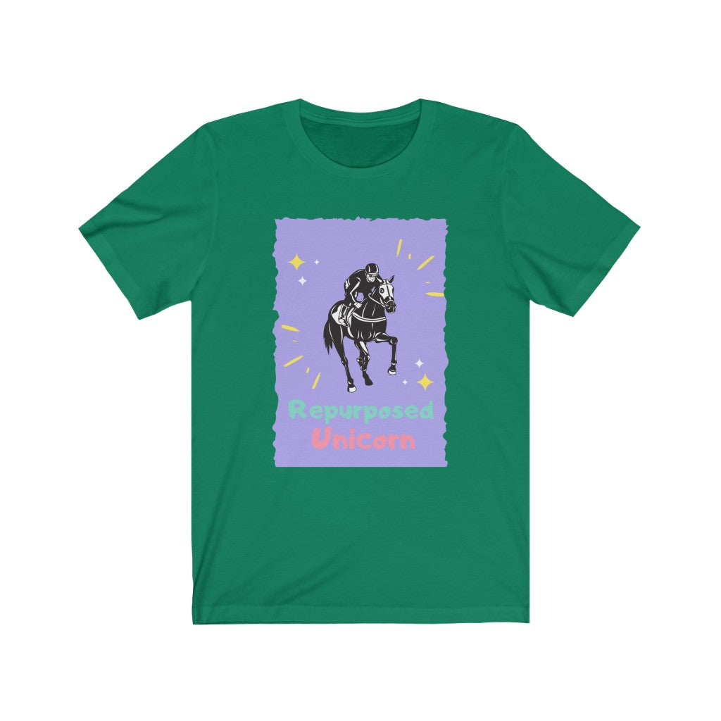 Repurposed Unicorn Thoroughbred OTTB - Unisex Jersey Short Sleeve Tee