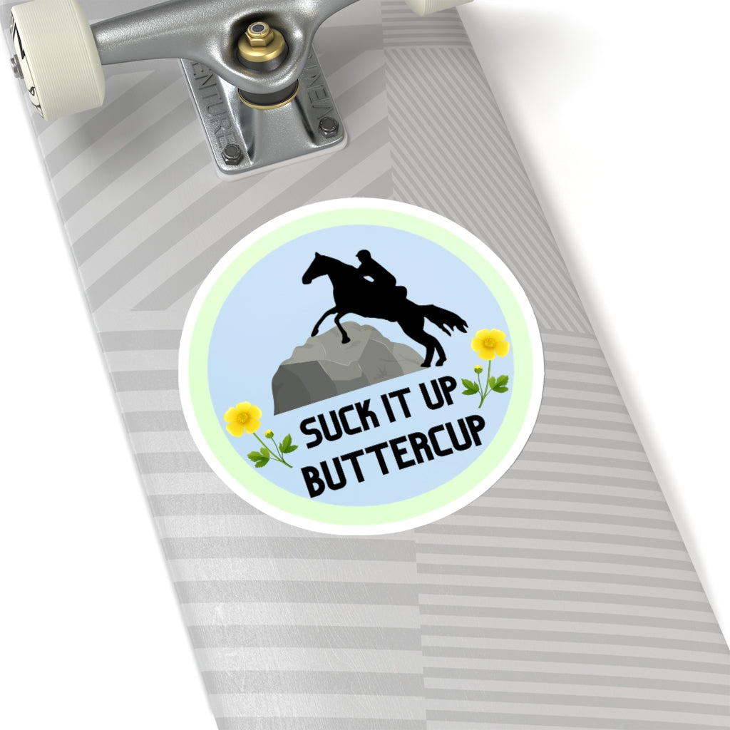 Suck It Up Butter Cup Endurance Kiss-Cut Stickers