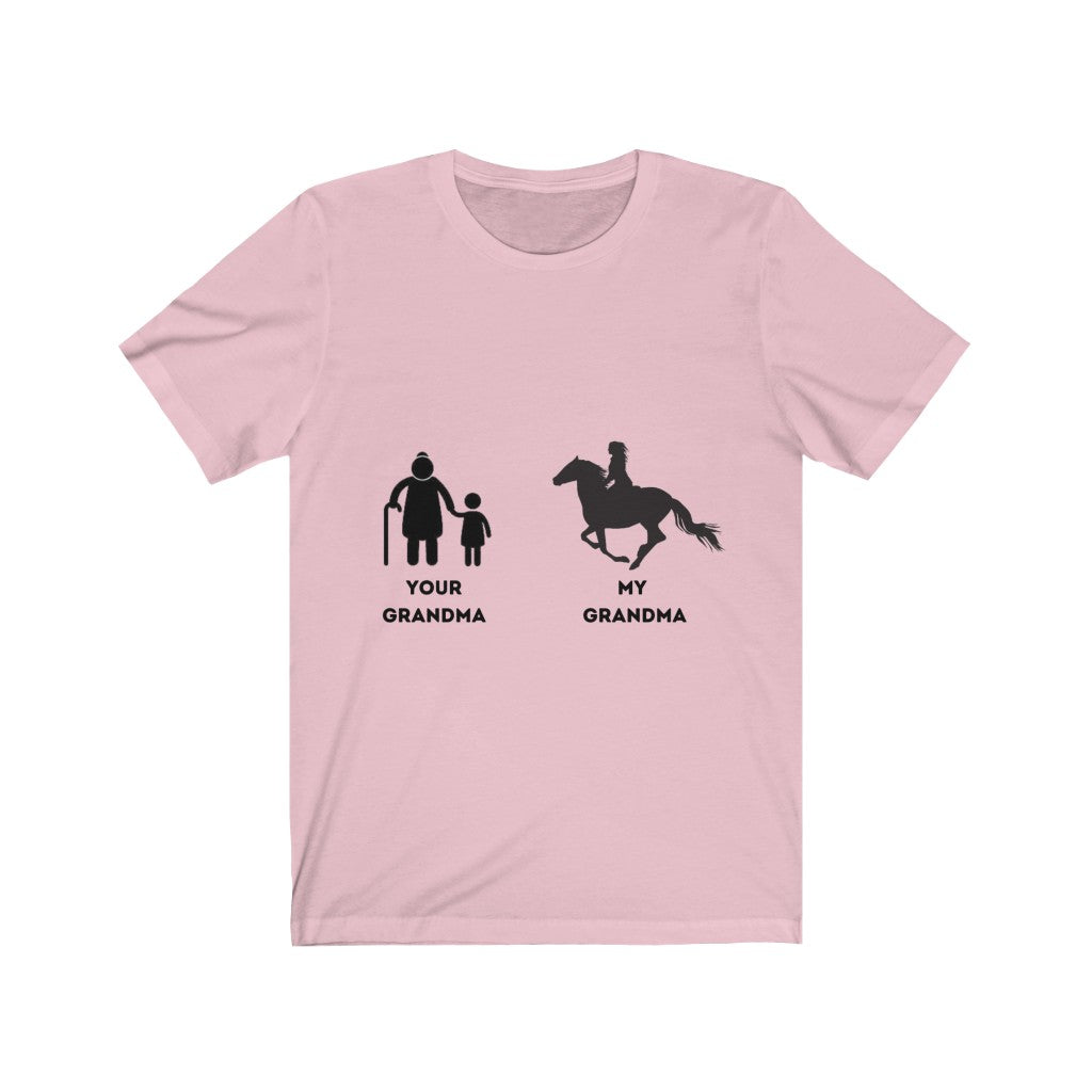 My Grandma Your Grandma Horse Rider Design 2 unisex tee