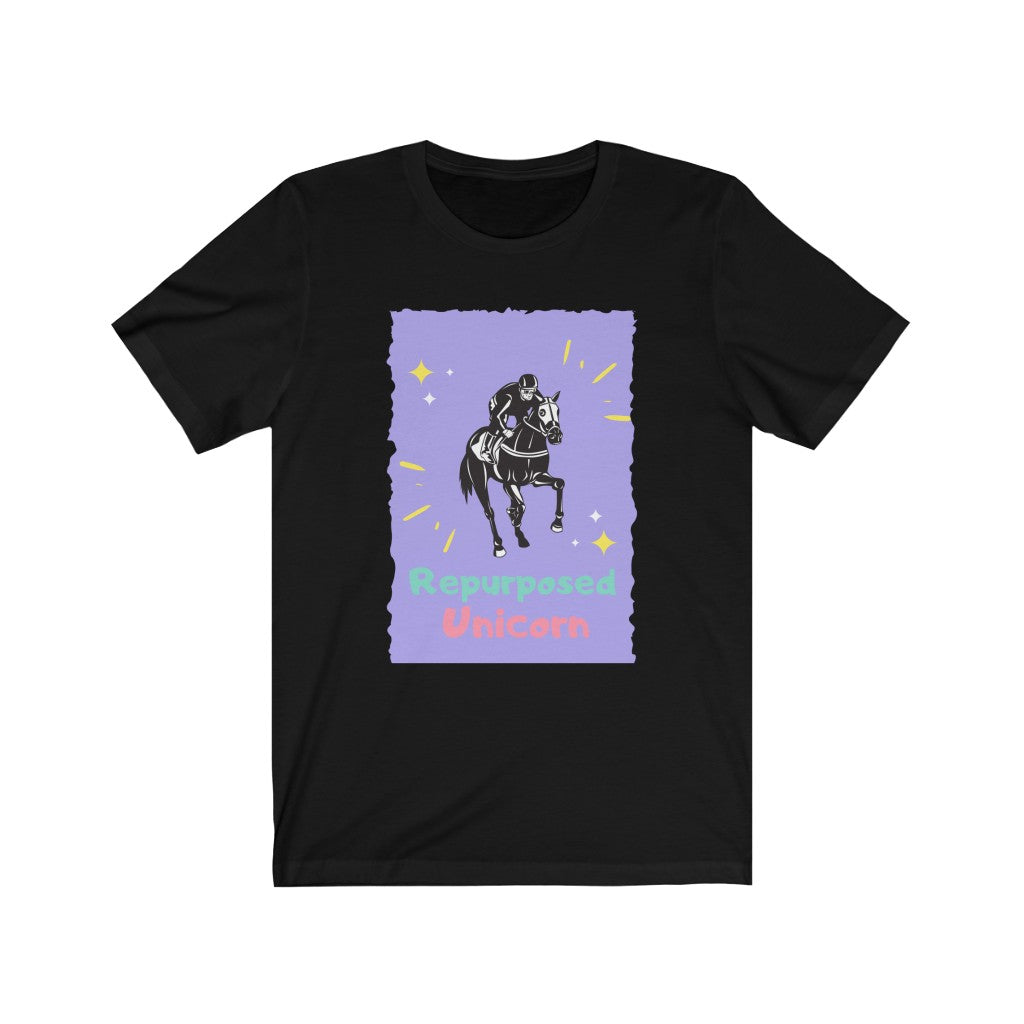 Repurposed Unicorn Thoroughbred OTTB - Unisex Jersey Short Sleeve Tee