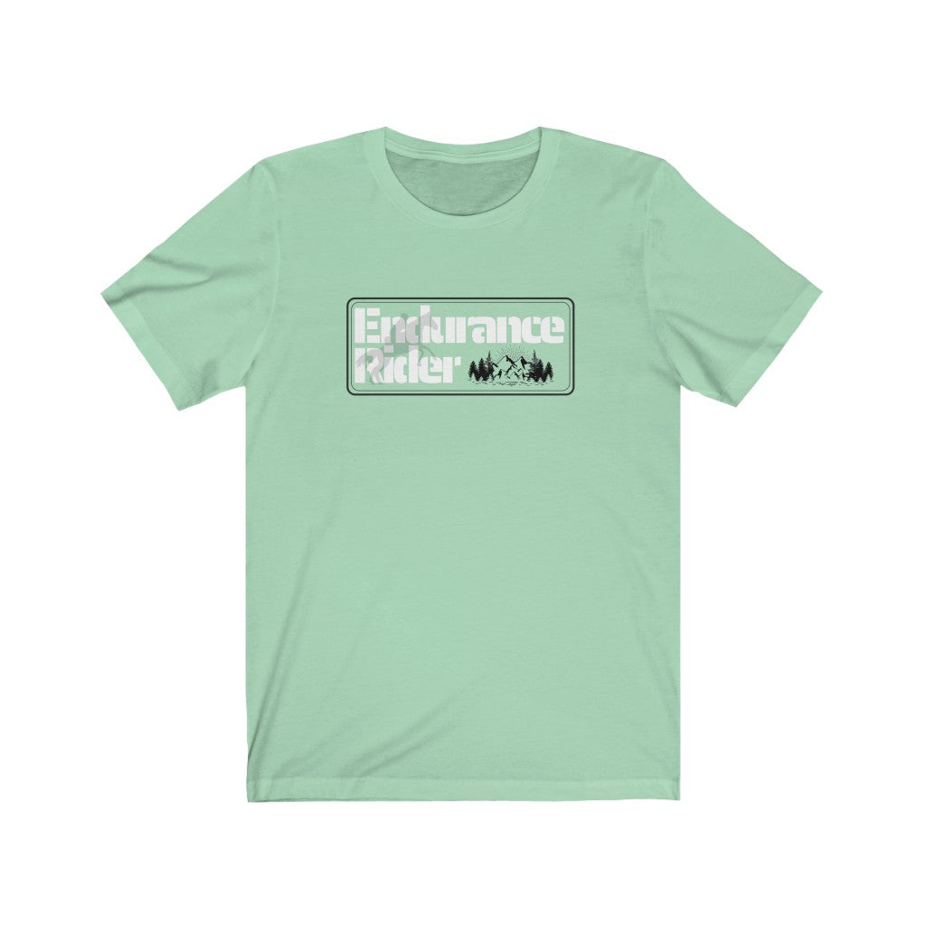 Endurance Rider Horse Unisex Jersey Short Sleeve Tee