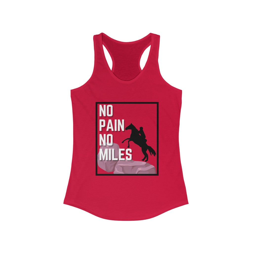 No Pain No Miles Women's Ideal Racerback Tank