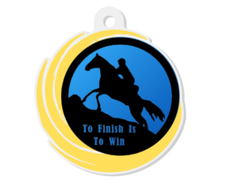To Finish Is To Win Key Chain