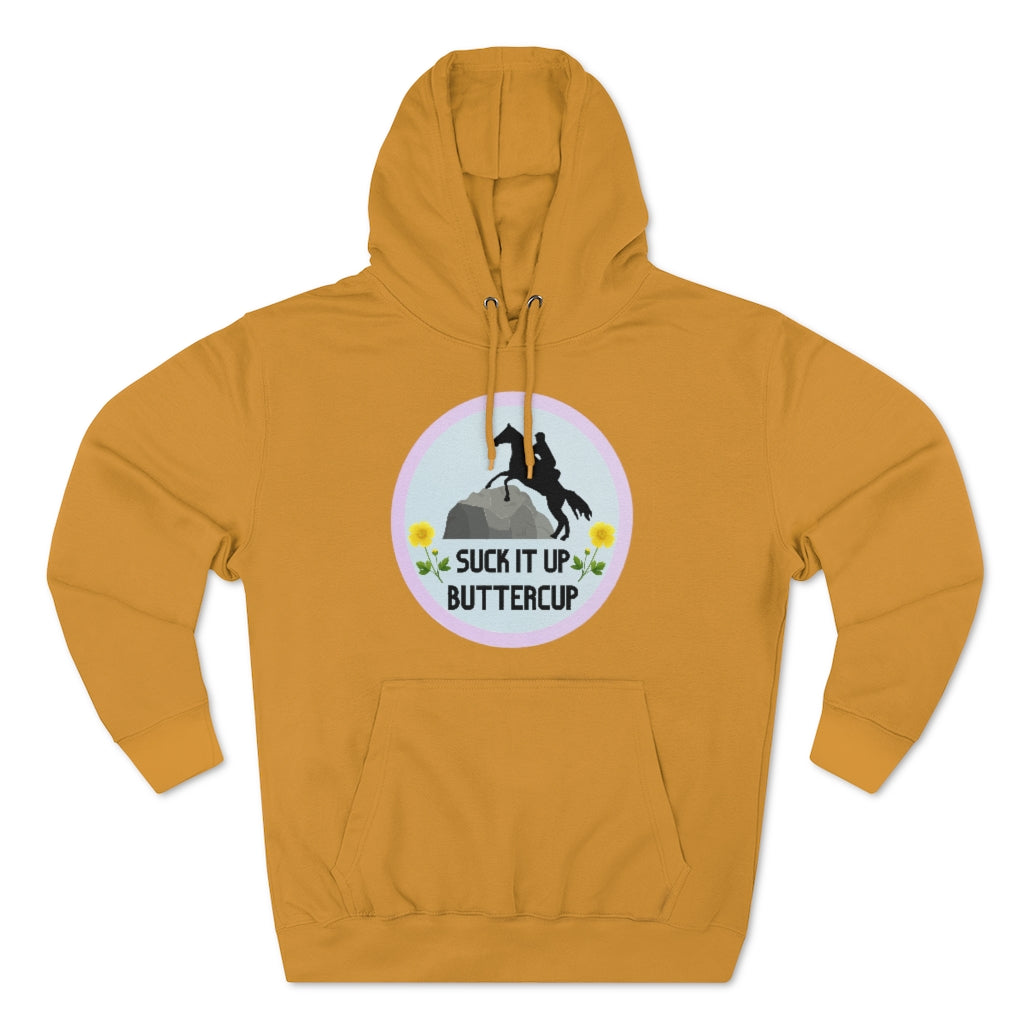 Suck It Up Butter Cup #EnduranceRider Unisex Premium Pullover Hoodie