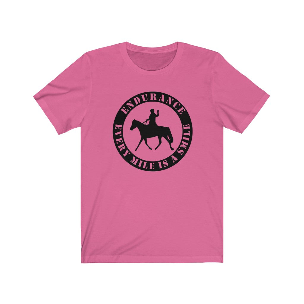 Endurance Every Mile is a Smile - Unisex Jersey Short Sleeve Tee
