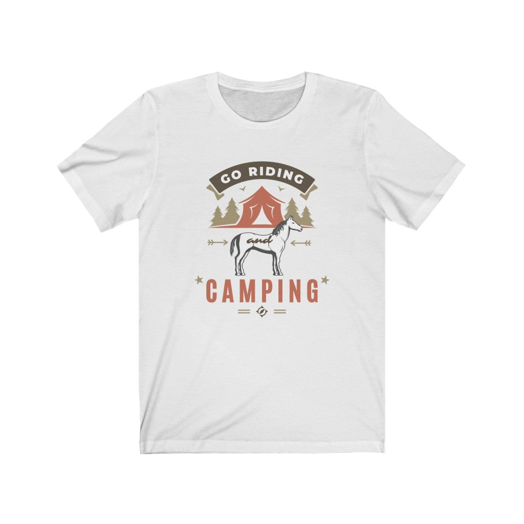Go Riding & Camping Horse Unisex Jersey Short Sleeve Tee
