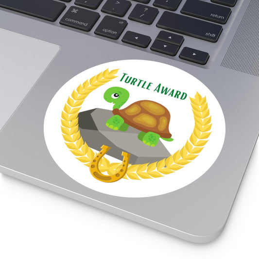 Endurance Turtle Award Round Stickers, Indoor\Outdoor