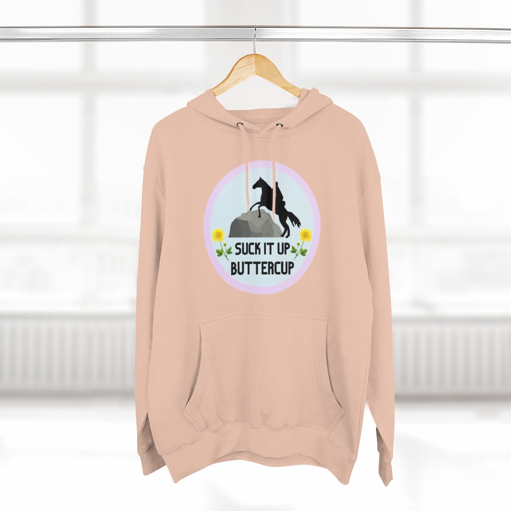Suck It Up Butter Cup #EnduranceRider Unisex Premium Pullover Hoodie
