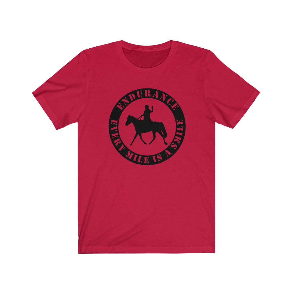 Endurance Every Mile is a Smile - Unisex Jersey Short Sleeve Tee