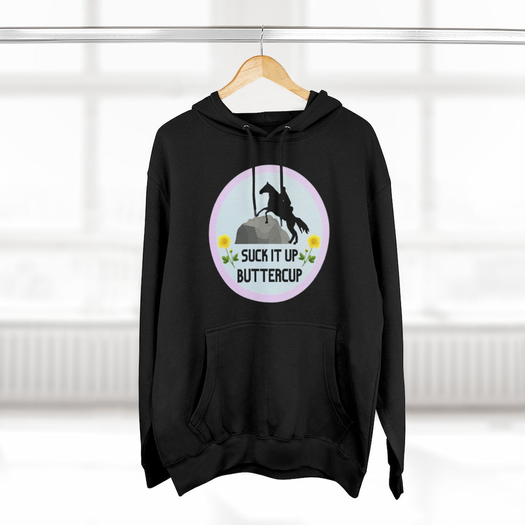 Suck It Up Butter Cup #EnduranceRider Unisex Premium Pullover Hoodie