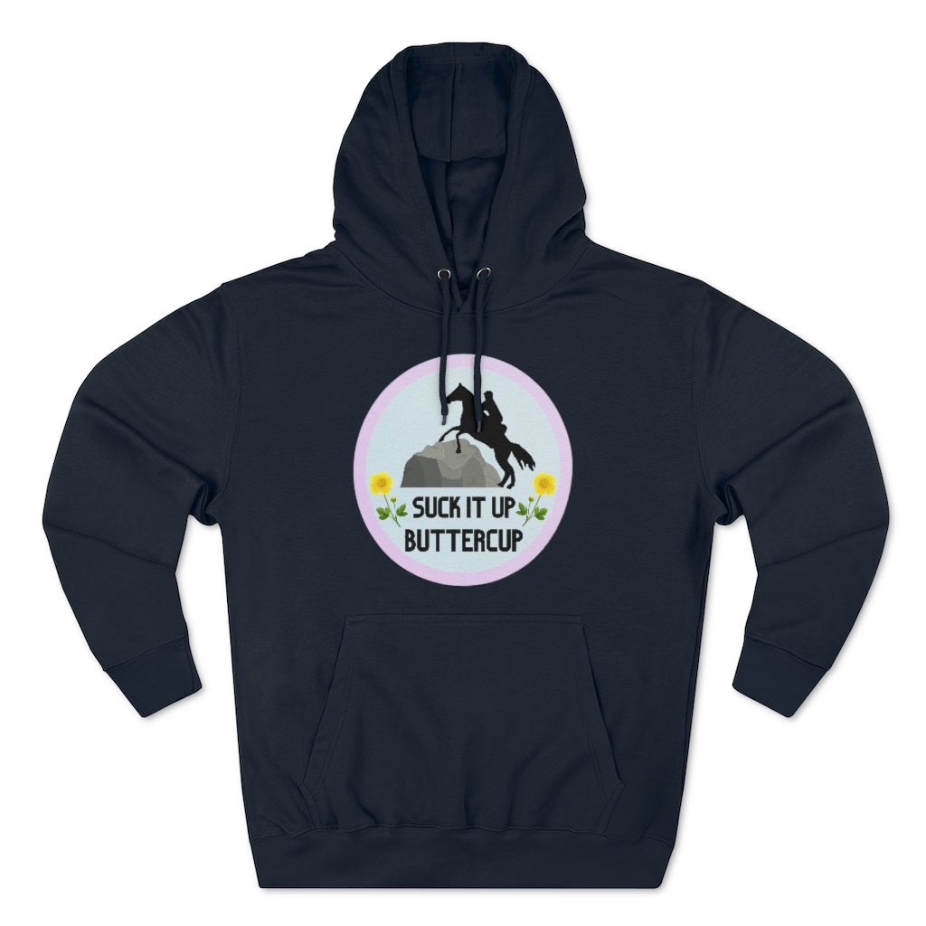 Suck It Up Butter Cup #EnduranceRider Unisex Premium Pullover Hoodie