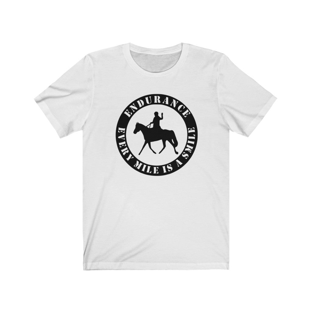 Endurance Every Mile is a Smile - Unisex Jersey Short Sleeve Tee