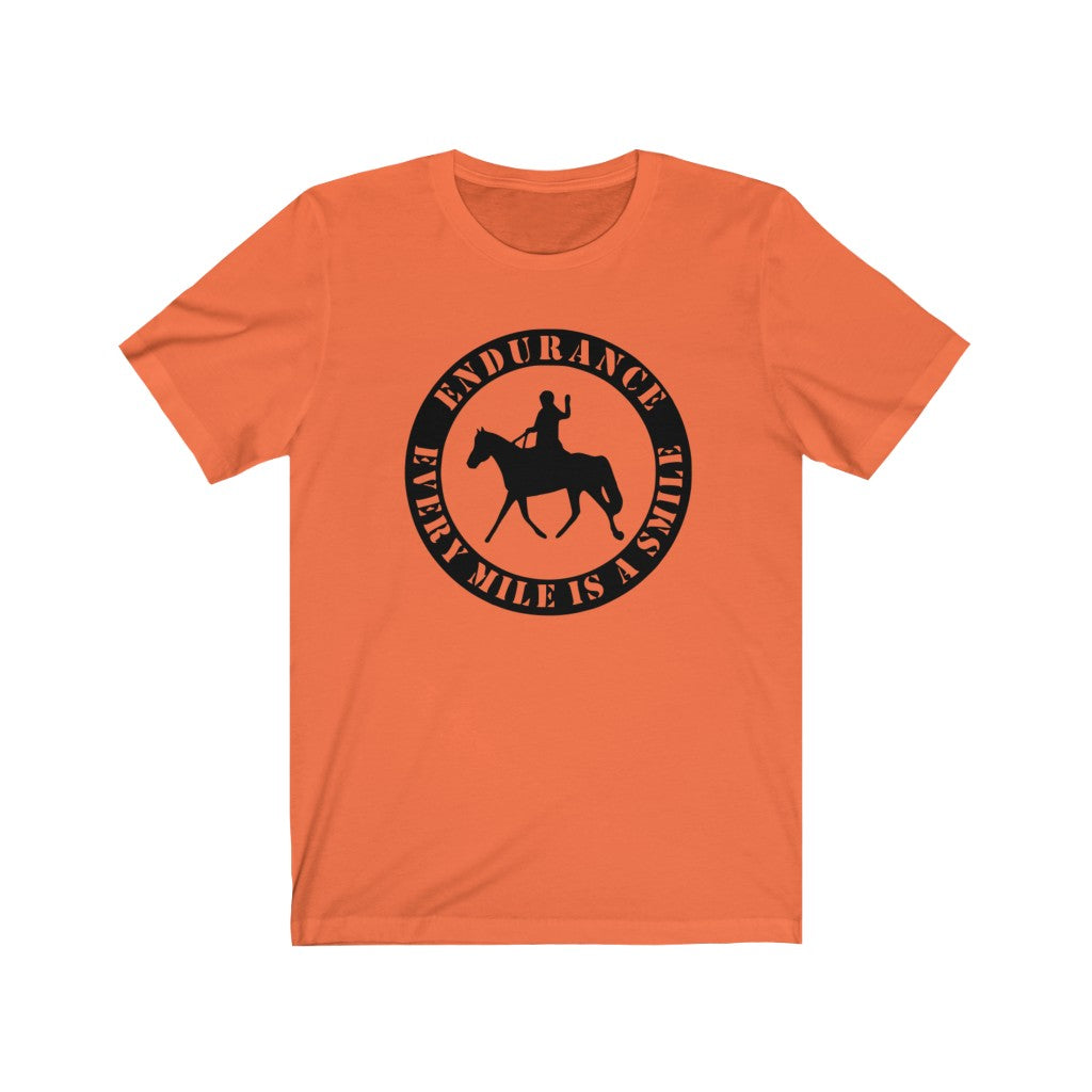 Endurance Every Mile is a Smile - Unisex Jersey Short Sleeve Tee