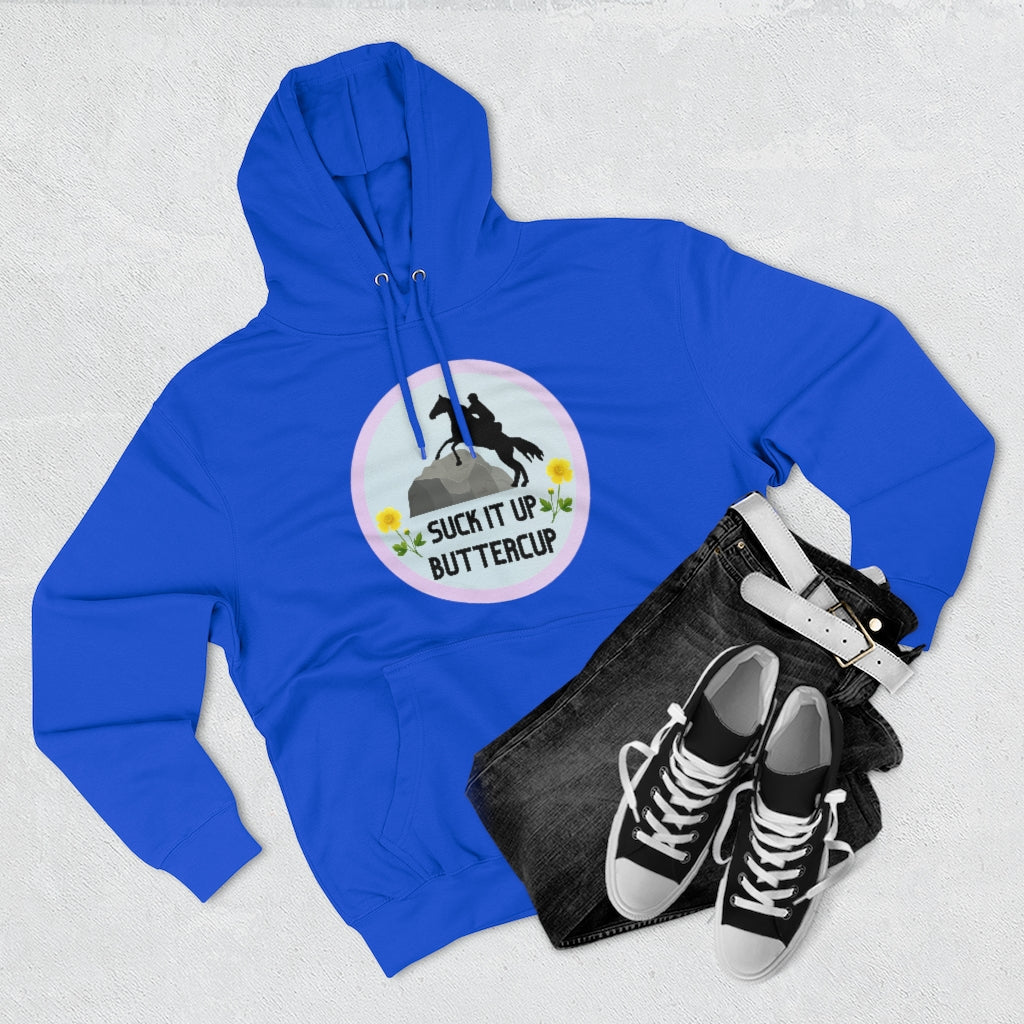 Suck It Up Butter Cup #EnduranceRider Unisex Premium Pullover Hoodie