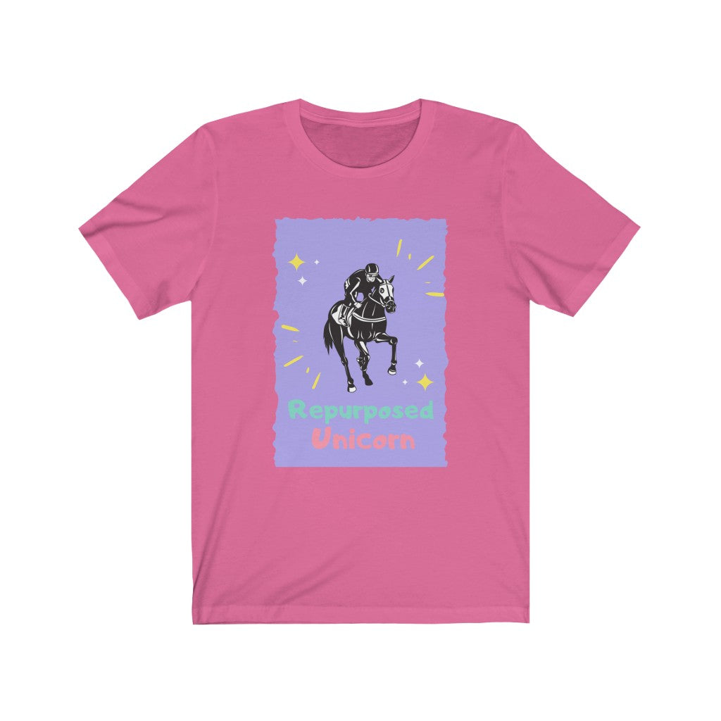 Repurposed Unicorn Thoroughbred OTTB - Unisex Jersey Short Sleeve Tee
