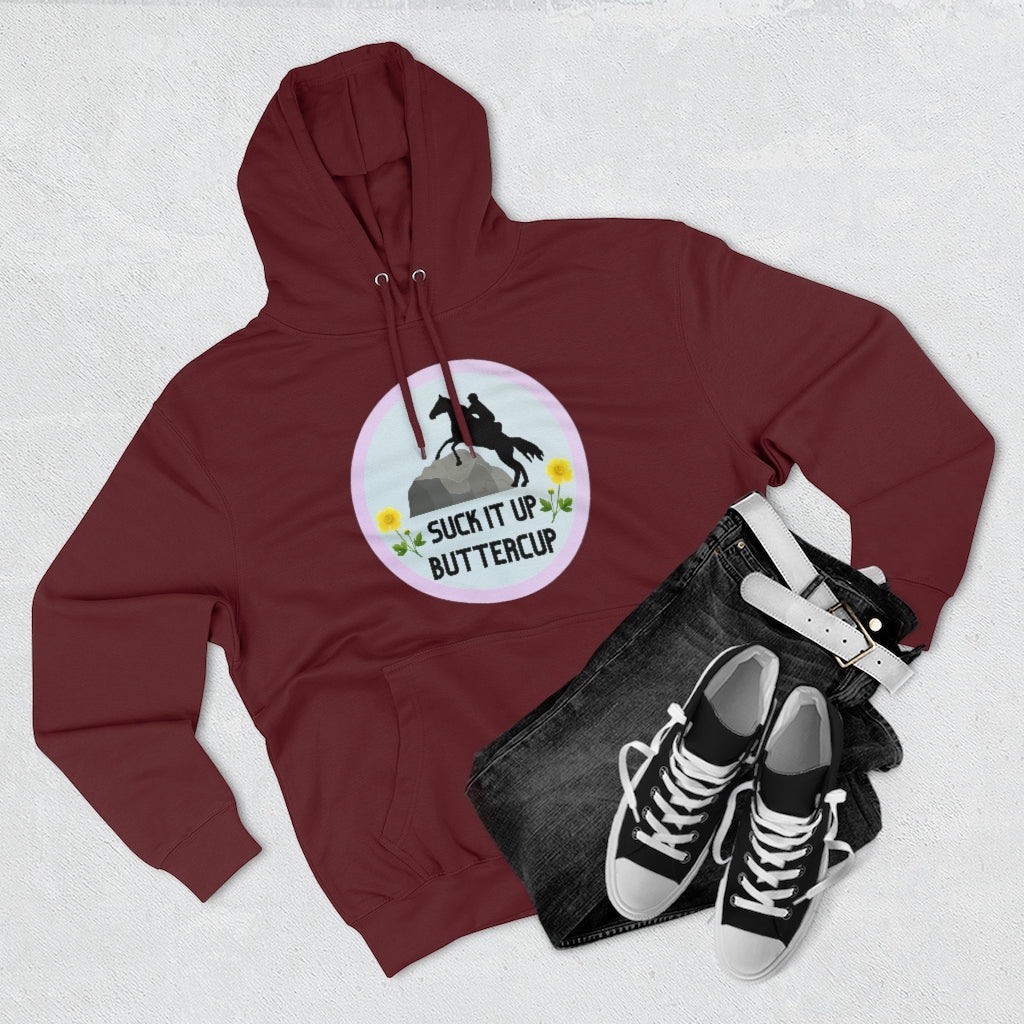 Suck It Up Butter Cup #EnduranceRider Unisex Premium Pullover Hoodie