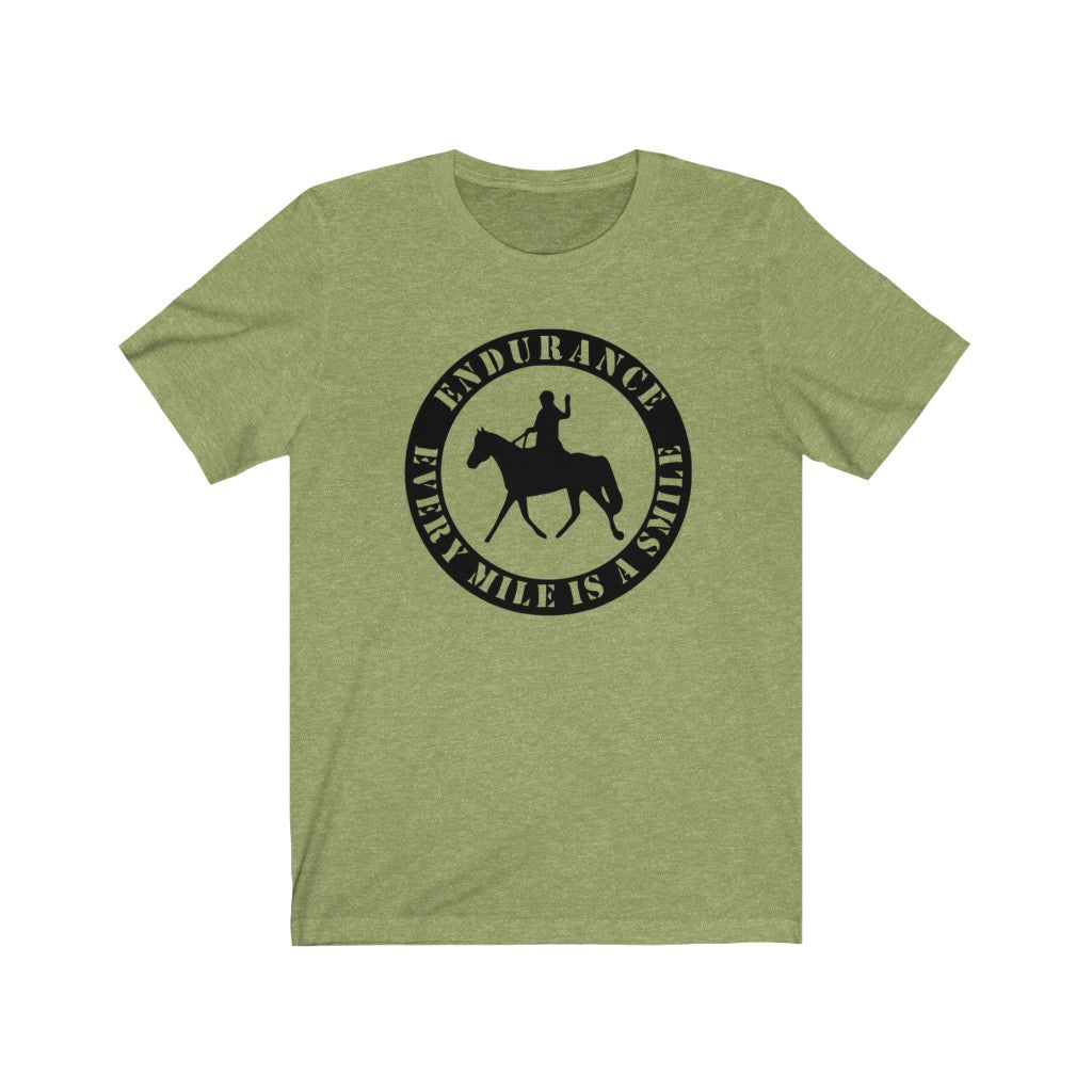 Endurance Every Mile is a Smile - Unisex Jersey Short Sleeve Tee