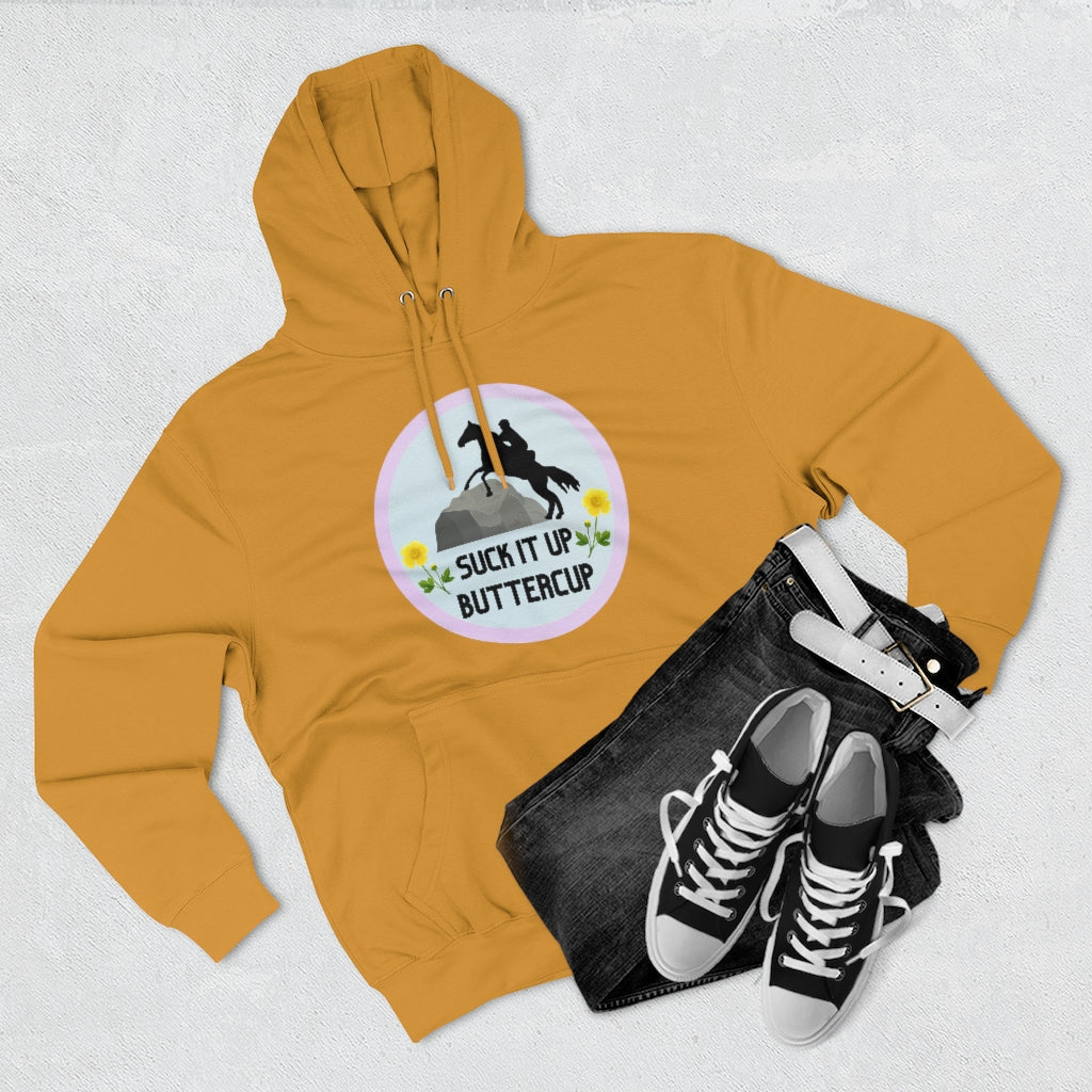 Suck It Up Butter Cup #EnduranceRider Unisex Premium Pullover Hoodie