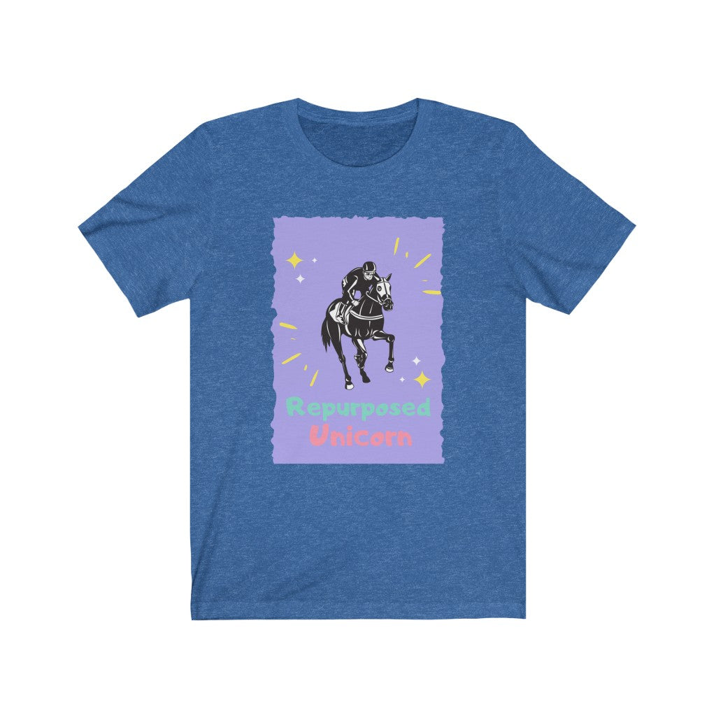 Repurposed Unicorn Thoroughbred OTTB - Unisex Jersey Short Sleeve Tee