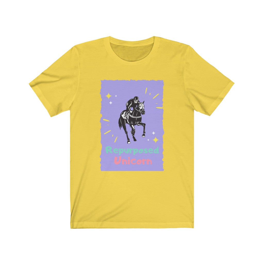 Repurposed Unicorn Thoroughbred OTTB - Unisex Jersey Short Sleeve Tee