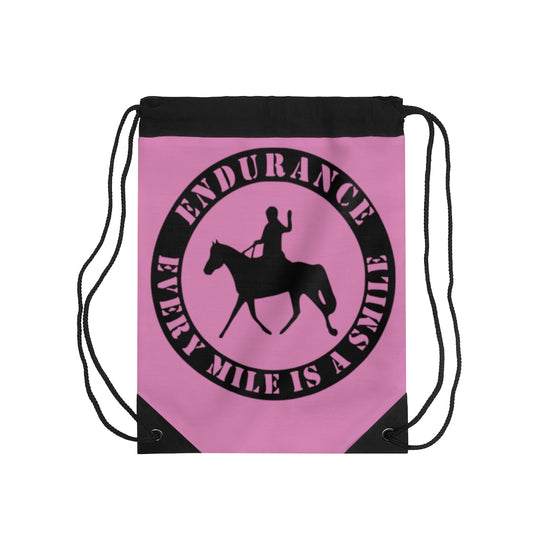 Every Mile is a Smile Endurance Drawstring Bag