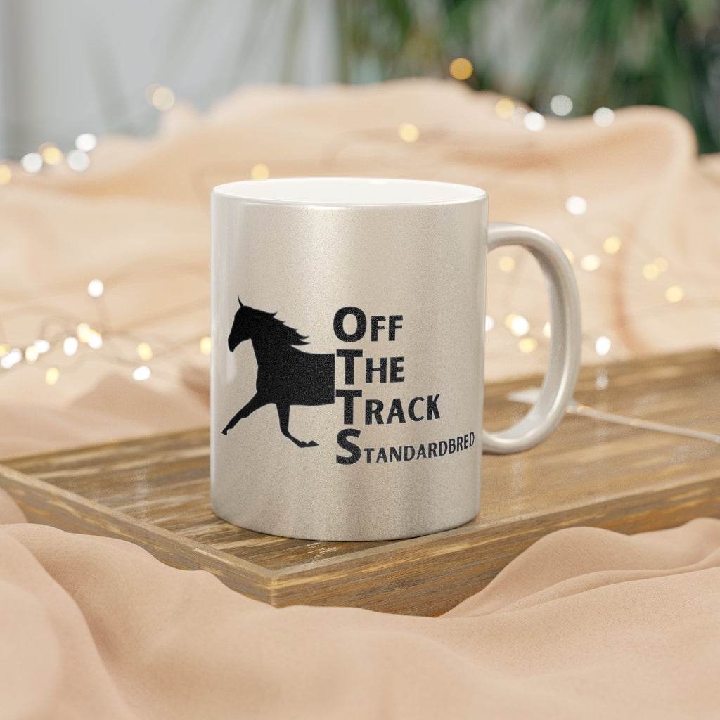 OTTS. Off The Track Standardbred Metallic Mug