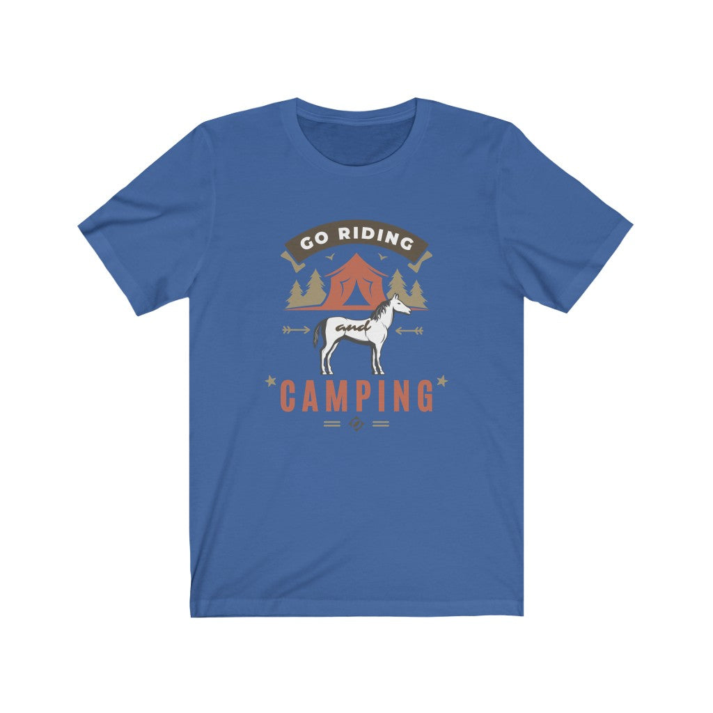 Go Riding & Camping Horse Unisex Jersey Short Sleeve Tee