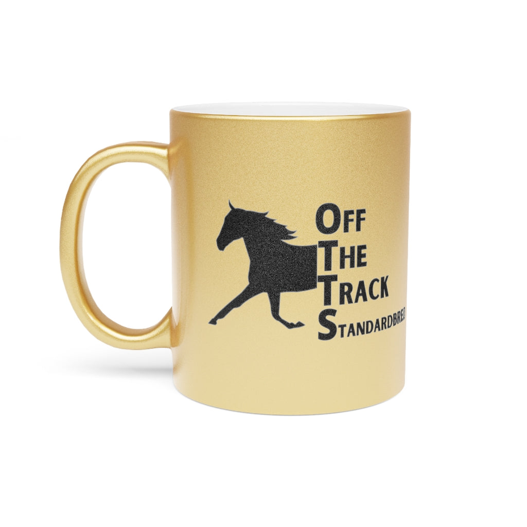 OTTS. Off The Track Standardbred Metallic Mug