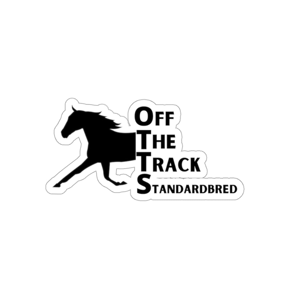 OTTS. Off The Track Standardbred Die-Cut Stickers