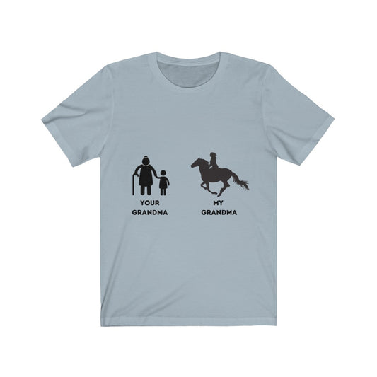 My Grandma Your Grandma Horse Rider Design 2 unisex tee