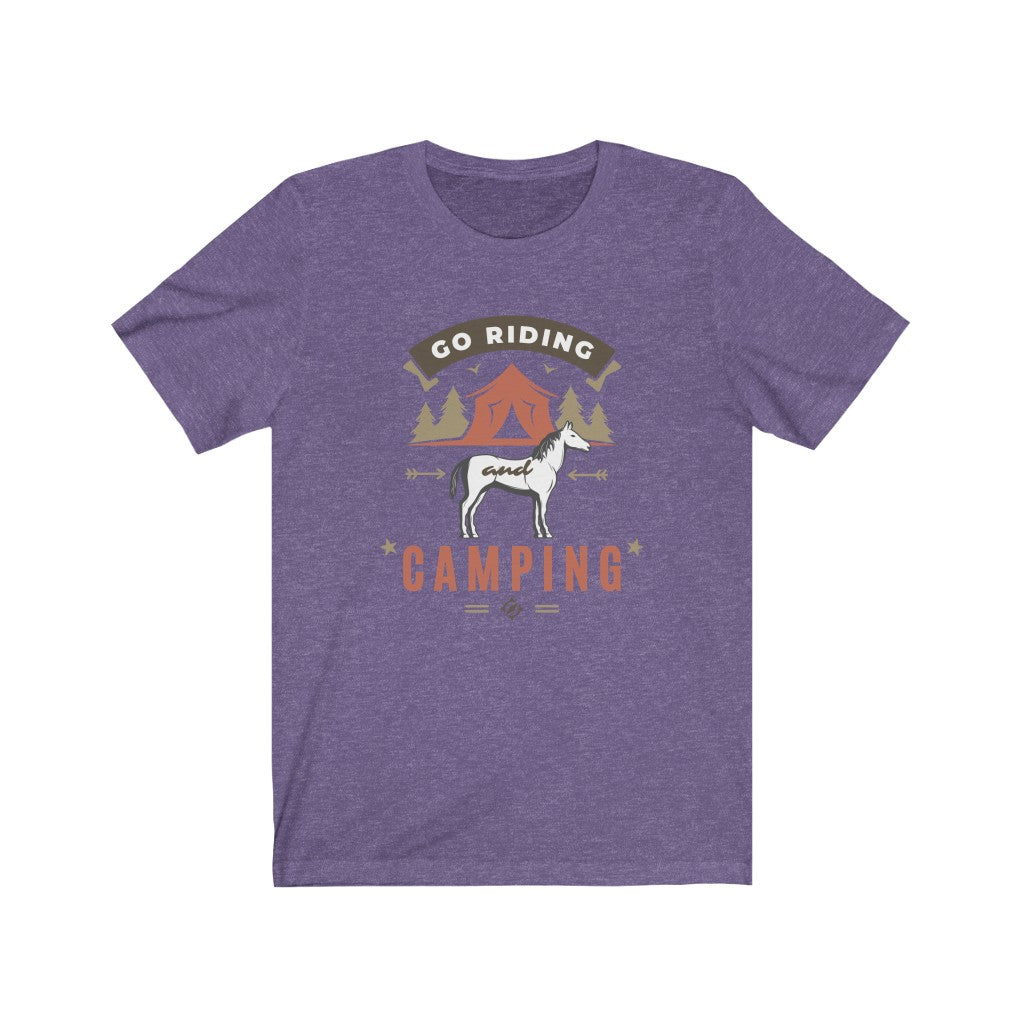 Go Riding & Camping Horse Unisex Jersey Short Sleeve Tee