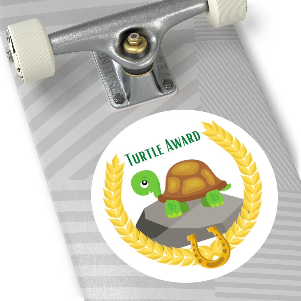 Endurance Turtle Award Round Stickers, Indoor\Outdoor