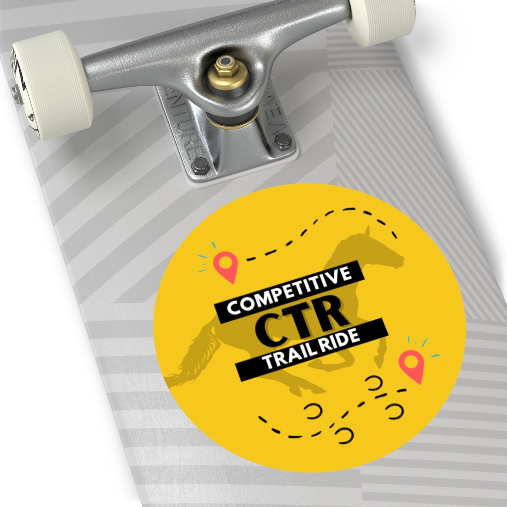 CTR Competitive Trail Ride - Endurance Rider Vinyl Sticker
