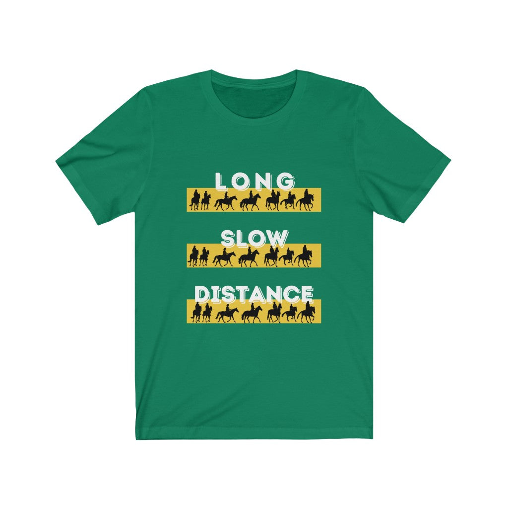 Long Slow Distance Endurance Horse Unisex Jersey Short Sleeve Tee