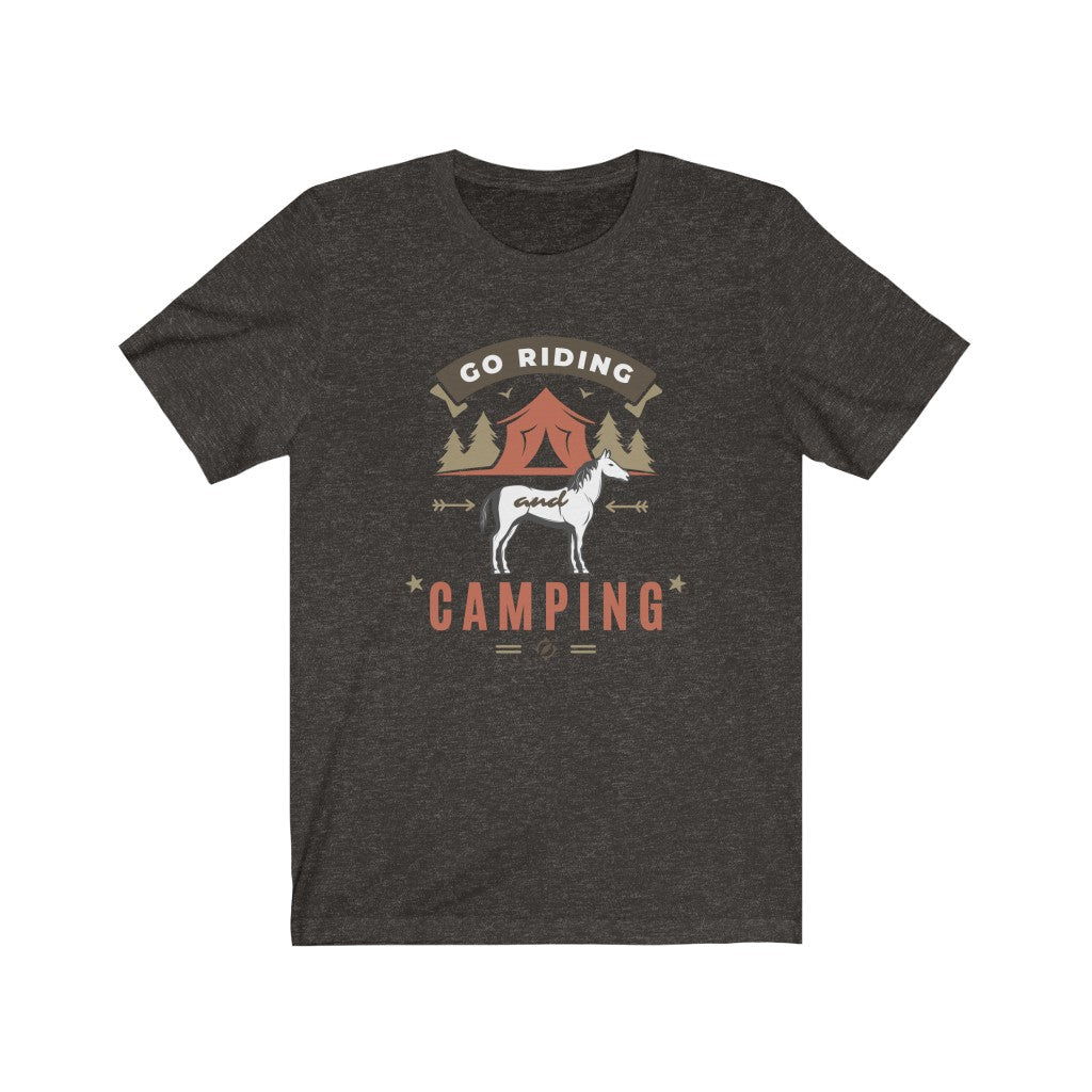 Go Riding & Camping Horse Unisex Jersey Short Sleeve Tee