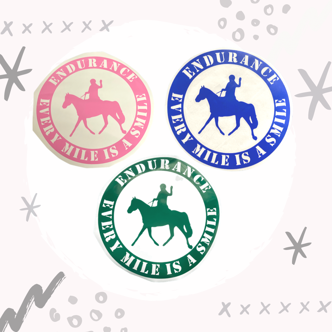 8X8 Every Smile is a Mile Endurance Decal