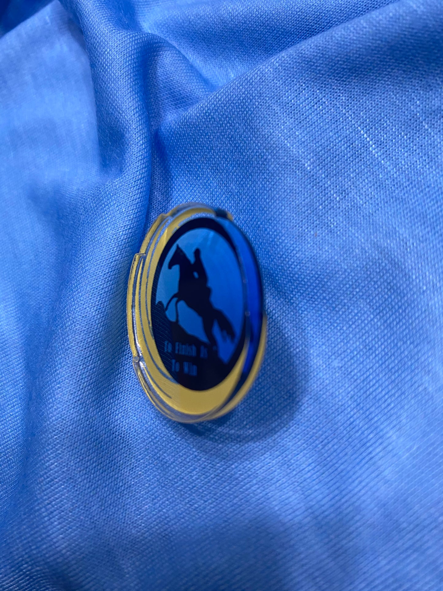 To Finish Is To Win Pin