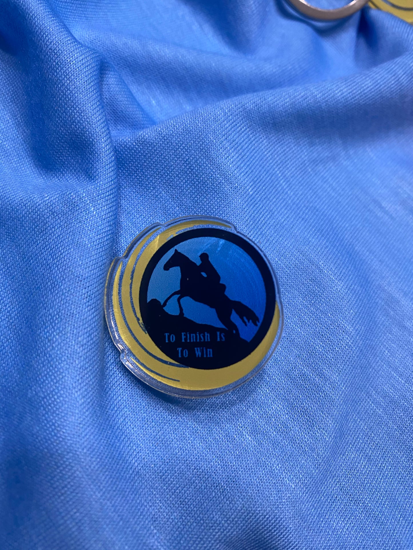 To Finish Is To Win Pin