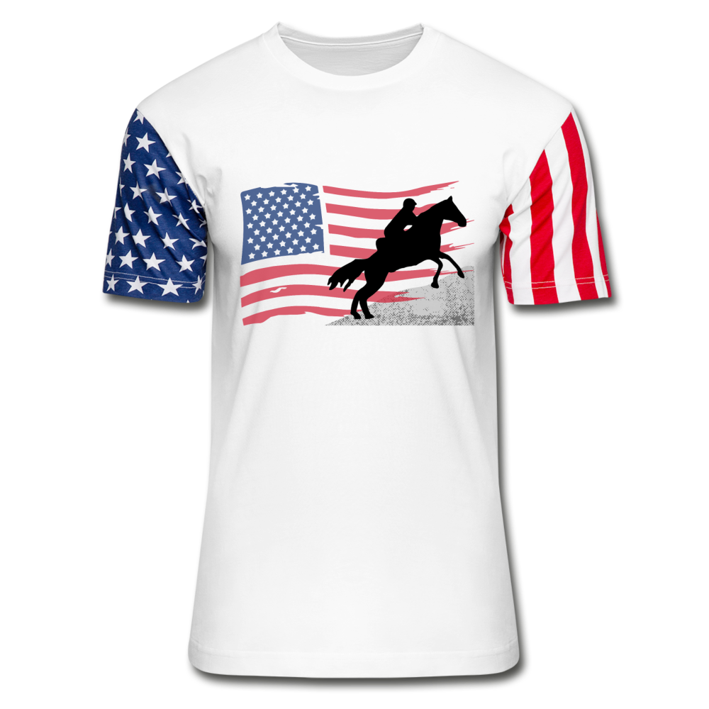 Endurance Rider Stars & Stripes T-Shirt - white