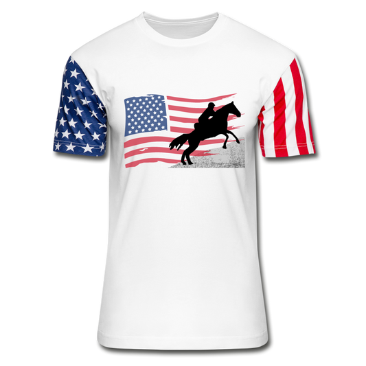 Endurance Rider Stars & Stripes T-Shirt - white