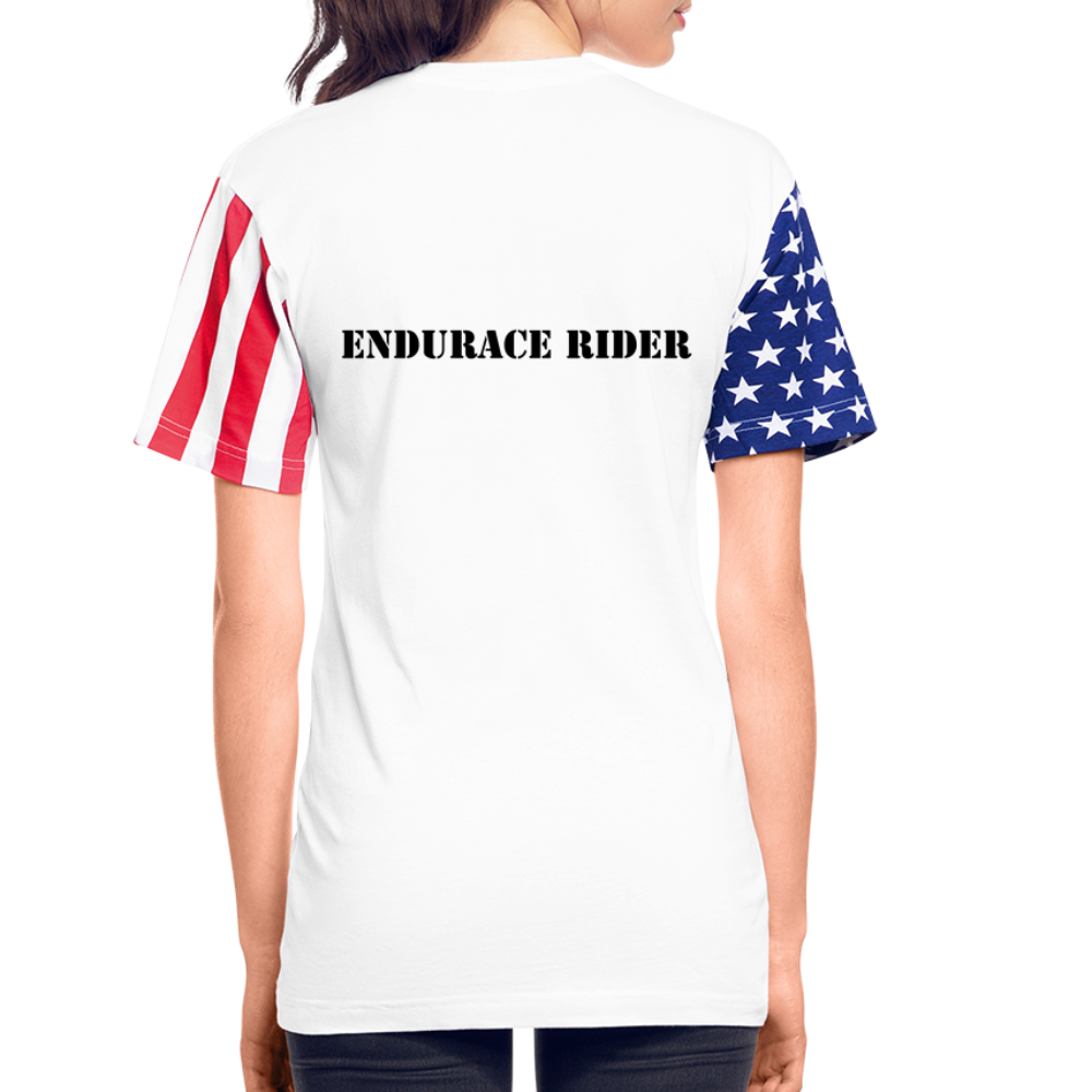 Endurance Rider Stars & Stripes T-Shirt - white